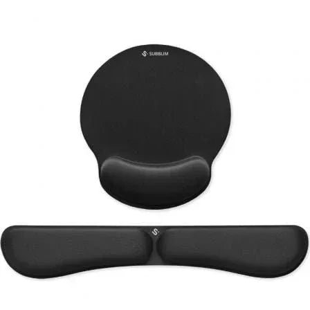 Pack de Reposamuñecas y Alfombrilla Ergonómica Subblim Ergo MemoryFlex - PixelPlaza