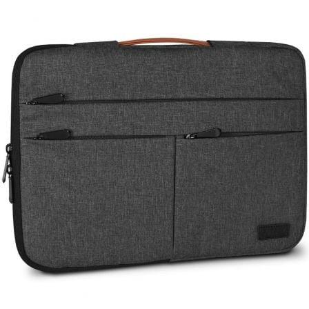 Funda Subblim Air Padding 360 Sleeve para Portátiles hasta 15.6"/ Gris Oscuro - PixelPlaza
