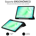 Funda Subblim Clear Shock Case para Samsung A11 8.7"/ Negra - PixelPlaza