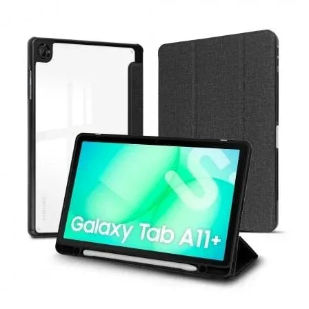 Funda Subblim Clear Shock Case para Samsung A11+/ Negra - PixelPlaza