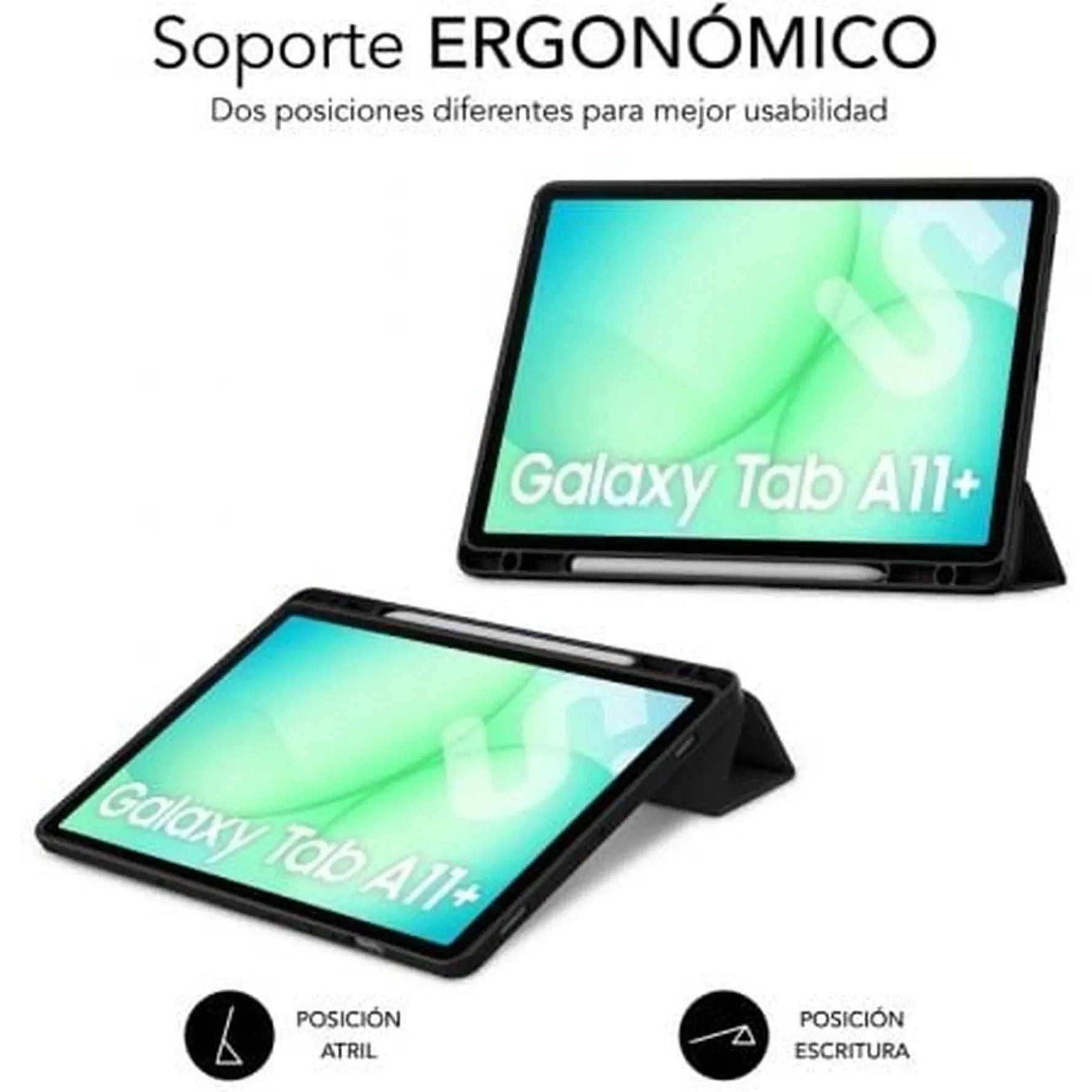 Funda Subblim Clear Shock Case para Samsung A11+/ Negra - PixelPlaza