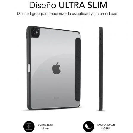 Funda Subblim Clear Shock Case para iPad Pro 11" 2024 M4/ Negra - PixelPlaza