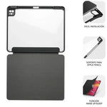 Funda Subblim Clear Shock Case para iPad Pro 11" 2024 M4/ Negra - PixelPlaza