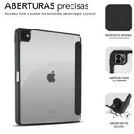 Funda Subblim Clear Shock Case para iPad Pro 12.9" 2024 M4/ Negra - PixelPlaza