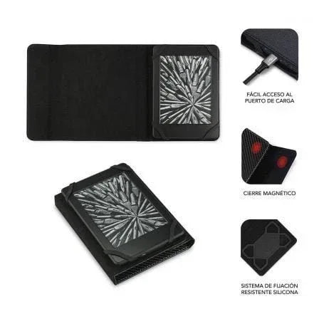 Funda para libro electr¾nico Subblim 1EC001 Booklet/ Negra - PixelPlaza