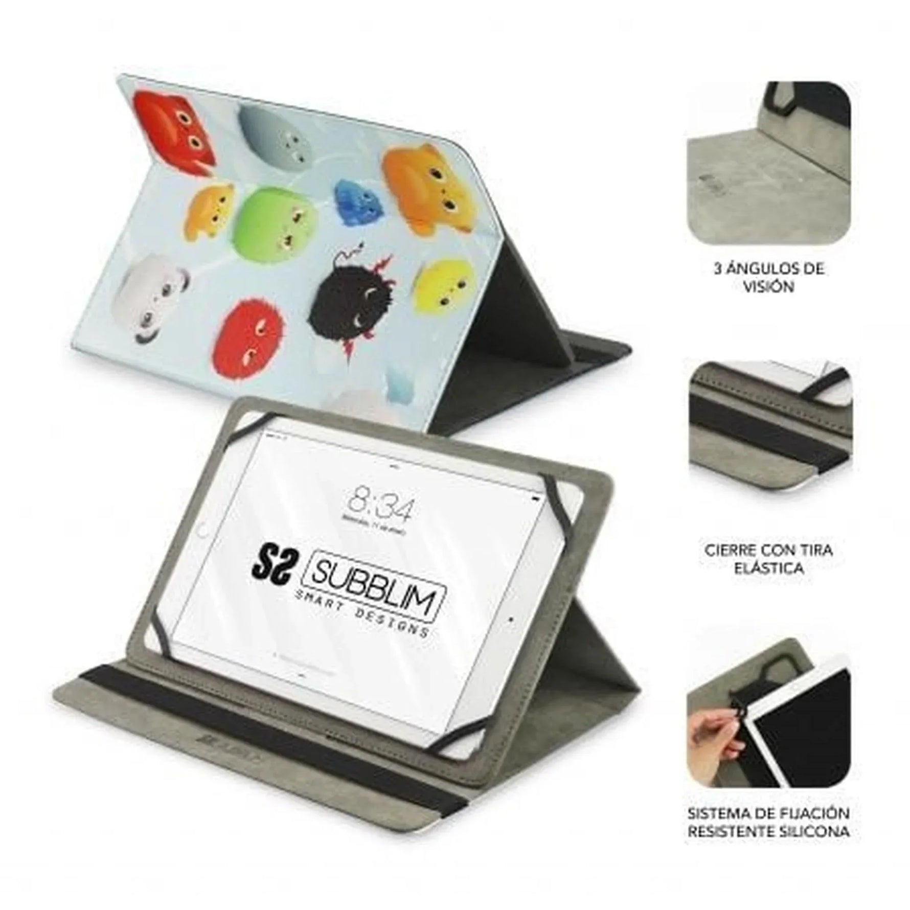 Funda Subblim Trendy Furry para Tablets de 10.1"-11" - PixelPlaza