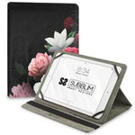 Funda Subblim Trendy Case Rosas para Tablet de 11"/ Negra - PixelPlaza