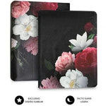 Funda Subblim Trendy Case Rosas para Tablet de 11"/ Negra - PixelPlaza