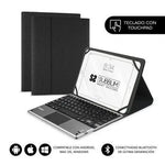 Funda con Teclado Subblim Keytab Pro Bluetooth Touchpad para Tablets de 10.1"-10.8"/ Negra - PixelPlaza