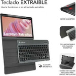 Funda con Teclado Subblim Keytab Pro BT Lenovo Tab 2025 11.5"/ Negra - PixelPlaza
