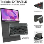 Funda con Teclado Subblim Keytab Pro BT Lenovo Idea Tab 11" 2025/ Negra - PixelPlaza