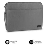 Funda Subblim Urban Laptop Sleeve para Portátiles hasta 14"/ Gris - PixelPlaza