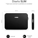 Funda Subblim Business Laptop Sleeve Neoprene para Portįtiles 13.3"-14"/ Negra