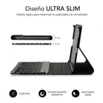 Funda con Teclado Subblim KeyTab Pro BT para Tablets Samsung Galaxy A9+/ Negra - PixelPlaza