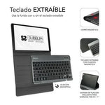 Funda con Teclado Subblim KeyTab Pro BT para Tablets Samsung Galaxy A9+/ Negra - PixelPlaza