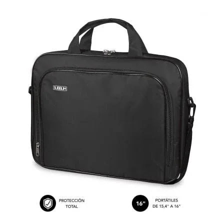 Maletín Subblim Oxford para Portátiles hasta 16"/ Negro - PixelPlaza