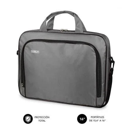 Maletín Subblim Oxford para Portátiles hasta 16"/ Gris - PixelPlaza