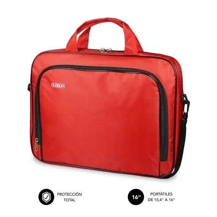 Maletín Subblim Oxford para Portátiles hasta 16"/ Rojo - PixelPlaza