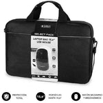 Maletin + raton Subblim para portatil 15.6 pulgadas negro