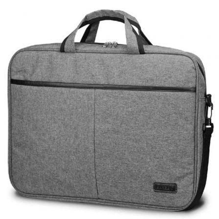 Maletín Subblim Elite Laptop Bag para Portátiles hasta 15.6"/ Cinta para Trolley/ Gris - PixelPlaza