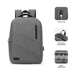 Mochila Subblim City Backpack para Portátiles hasta 15.6"/ Puerto USB/ Gris - PixelPlaza