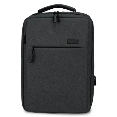 Mochila Subblim Traveller Airpadding Backpack para Portátiles hasta 15.6"/ Puerto USB/ Gris - PixelPlaza