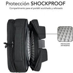 Mochila Subblim Traveller Airpadding Backpack para Portátiles hasta 15.6"/ Puerto USB/ Gris - PixelPlaza