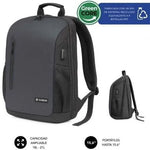 Mochila Subblim Xpand Air Padding Backpack para Portátiles hasta 15.6"/ Puerto USB/ Negro - PixelPlaza