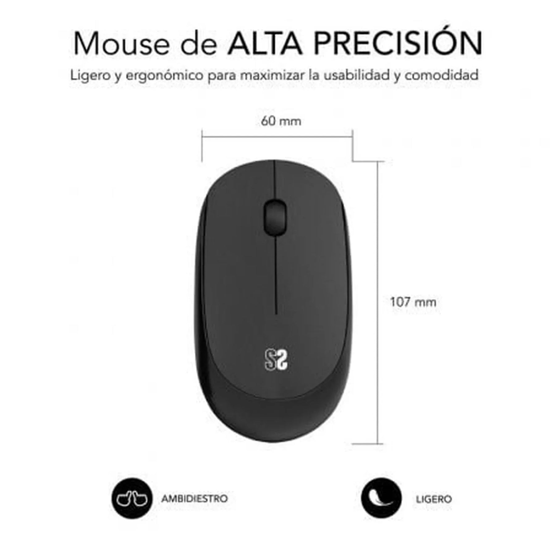 Ratón Inalámbrico Subblim Business Plus Silencioso/ Hasta 1200 DPI - PixelPlaza