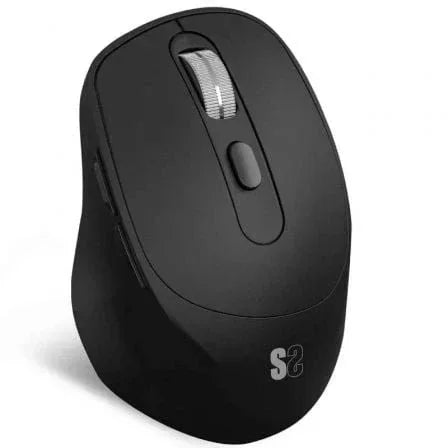Ratón Ergonómico Inalámbrico por Bluetooth/ 2.4GHz Subblim Comfort Ergo Dual Battery/ Batería recargable/ Hasta 2400 DPI/ Negro - PixelPlaza