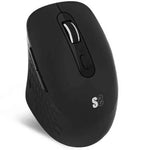 Ratón Ergonómico Inalámbrico por Bluetooth/ 2.4GHz Subblim Curve Ergo Dual Battery/ Batería recargable/ Hasta 1600 DPI/ Negro - PixelPlaza