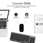 Teclado y Ratón Inalámbrico Subblim Combo Dual Prestige Extendido - PixelPlaza