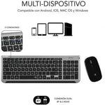Teclado y Ratón Inalámbrico Subblim Combo Dual Prestige Extendido - PixelPlaza