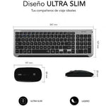 Teclado y Ratón Inalámbrico Subblim Combo Dual Prestige Extendido - PixelPlaza