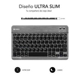 Teclado Compacto Inalámbrico por Bluetooth Subblim Smart/ Gris - PixelPlaza