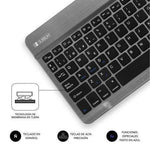 Teclado Compacto Inalámbrico por Bluetooth Subblim Smart/ Gris - PixelPlaza