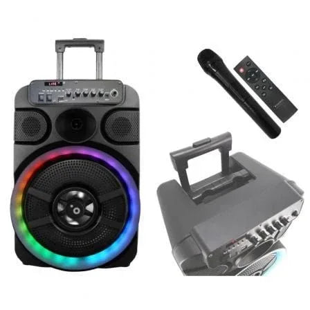 Altavoz Portable con Bluetooth Sunstech Muscles 12/ 40W/ 1.0 - PixelPlaza