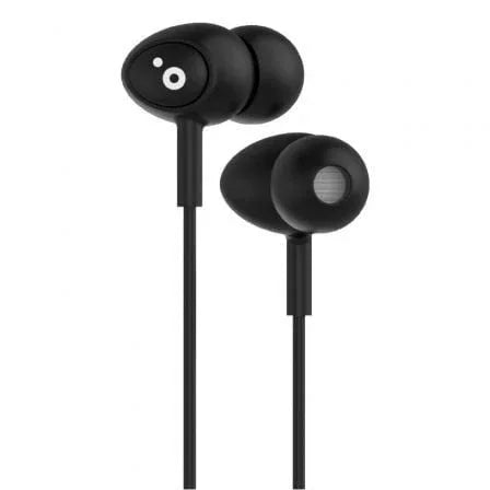 Auriculares Intrauditivos Sunstech Pops/ con Micrófono/ Jack 3.5/ Negros - PixelPlaza