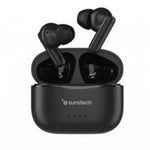 Auriculares Bluetooth Sunstech WAVEPODSBK con estuche de carga/ Autonomía 4.5h/ Negros - PixelPlaza