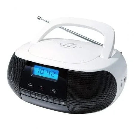 Radio CD Sunstech CRUSM400WT/ Blanca - PixelPlaza