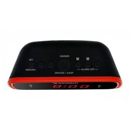 Despertador Sunstech FRD60RD/ Radio FM - PixelPlaza