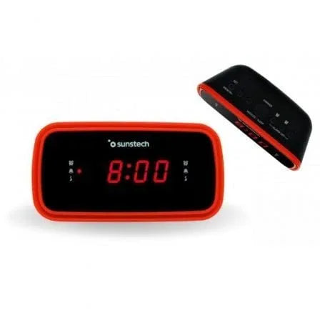 Despertador Sunstech FRD60RD/ Radio FM - PixelPlaza