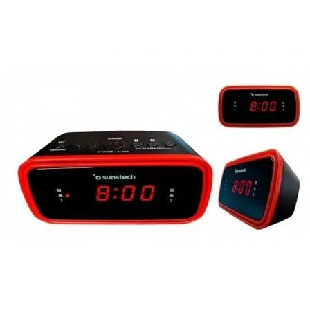 Despertador Sunstech FRD60RD/ Radio FM - PixelPlaza