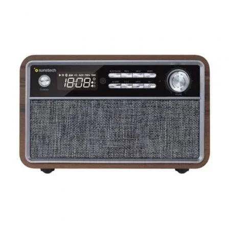 Radio Vintage Sunstech RPBT500/ Madera - PixelPlaza