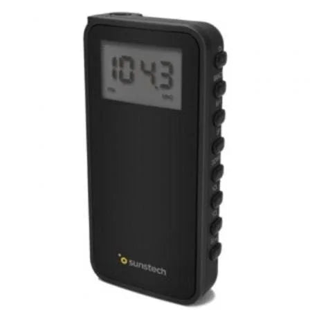 Radio Portátil Sunstech RPD23/ Negro - PixelPlaza