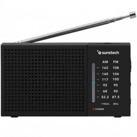 Radio Portátil Sunstech RPS412/ Negra - PixelPlaza