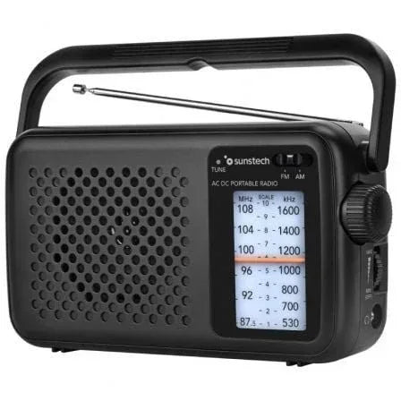 Radio Portátil Sunstech RPS760/ Negra - PixelPlaza