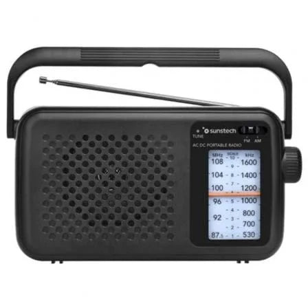 Radio Portátil Sunstech RPS760/ Negra - PixelPlaza