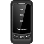 Teléfono Móvil Sunstech CELT25BK para Personas Mayores/ Negro - PixelPlaza