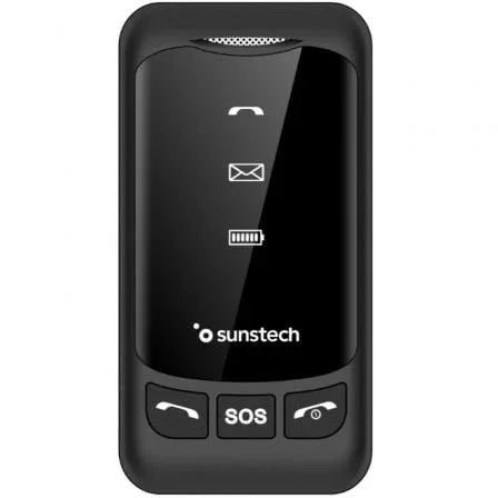 Teléfono Móvil Sunstech CELT25BK para Personas Mayores/ Negro - PixelPlaza